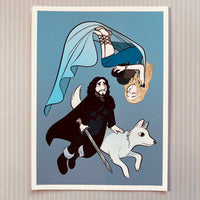 "Jon Snow" (13 x 18 cm)