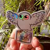 Sticker "Hedwige" holographique
