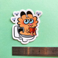 Sticker "Brume aux toilettes"