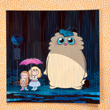 "Hommage à Totoro" (12 x 12 cm)