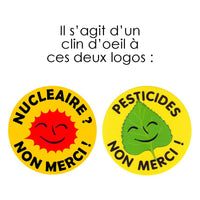 Badge "La télé NON MERCI!" (32 mm)