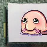 Grande carte - "Blobfish" (14,8 x 21 cm)