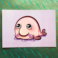 Grande carte - "Blobfish" (14,8 x 21 cm)