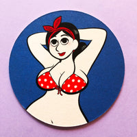 Sous-bock "Pin Up".