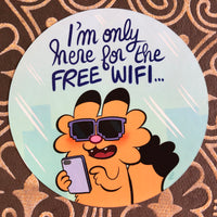 Sticker "Free wifi"